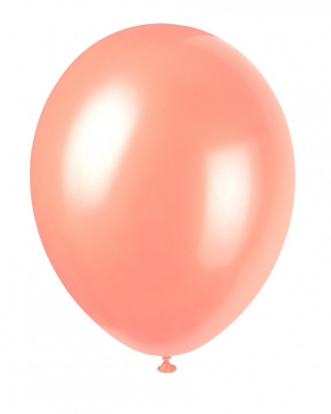 Balons, perlamutra persiku (30 cm)